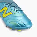 Детски футболни обувки New Balance Tekela Team V5 FG metallic blue/alkaline green 7