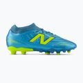 Детски футболни обувки New Balance Tekela Team V5 FG metallic blue/alkaline green 2