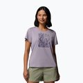 Дамска тениска Columbia Parsons Point Scoop Tee lavender pearl heather/canopy view