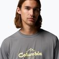 Мъжка тениска Columbia Zero Rules Light Graphic Crew city grey/scripted peaks 5