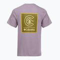 Мъжка тениска Columbia CSC Basic Logo Back Tee shale purple/linework c badge 2