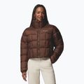 Дамско ватирано яке Columbia Puffect III Cropped tobacco