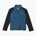 Детски поларен суитшърт Columbia Glacial Half Zip phoenix blue/black