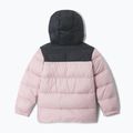Детско ватирано яке Columbia Puffect Hooded Mineral Pink/Black 2