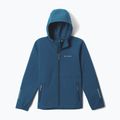 Детско софтшел яке Columbia Ascender Hooded Softshell phoenix blue