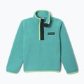Детски поларен суитшърт Columbia Halvetia II Half Snap Fleece teal/black
