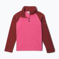 Детски поларен суитшърт Columbia Glacial Fleece Half Zip nico/red oxide