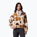 Дамски поларен суитшърт Columbia Sequoia Grove II Printed Half Zip camel brown ikatbloom