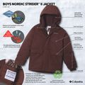 Детско ватирано яке Columbia Nordic Strider III tobacco 4