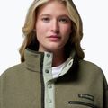 Дамски поларен суитшърт Columbia Helvetia II Cropped Half Snap Fleece stone green/safari 5