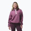 Дамски поларен суитшърт Columbia Helvetia II Cropped Half Snap Fleece antique mauve/mineral pink