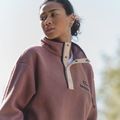 Дамски поларен суитшърт Columbia Helvetia II Cropped Half Snap Fleece antique mauve/mineral pink 9