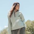Дамски поларен суитшърт Columbia Helvetia II Cropped Half Snap Fleece tea light/dark stone 8