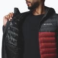 Мъжко яке Columbia Powder Lite II Hooded red oxide/shark 7
