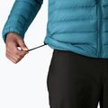 Мъжко пухено яке Patagonia Down Sweater Hoody glacial blue 7