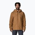 Мъжко яке за дъжд Patagonia Insulated Boulder Fork Rain deer brown
