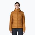 Дамско пухено яке Patagonia Down Sweater Hoody cinnamon brown