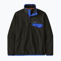 Мъжки поларен суитшърт Patagonia Lightweight Synchilla Snap-T Pullover black w/p6 blue