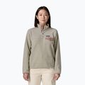 Дамски поларен суитшърт Patagonia Lightweight Synchilla Snap-T Pullover oatmeal heather w/moonrise taupe