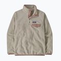 Дамски поларен суитшърт Patagonia Lightweight Synchilla Snap-T Pullover oatmeal heather w/moonrise taupe 7