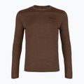 Мъжка блуза с дълъг ръкав  Patagonia Cap Cool Daily Boardshort Logo LS berm brown - light berm brown x-dye