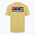 Мъжка тениска Patagonia Capilene Cool Daily Boardshort Logo limestone yellow - light limestone yellow x-dye 2