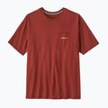 Мъжка тениска Patagonia Boardshort Logo Pocket Responsibili rusty red