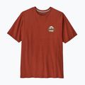 Мъжка тениска Patagonia Great Waves Responsibili-Tee rusty red