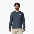 Мъжка блуза с дълъг ръкав  Patagonia Great Waves Responsibili-Tee LS summit blue