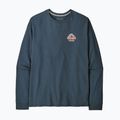 Мъжка блуза с дълъг ръкав  Patagonia Great Waves Responsibili-Tee LS summit blue 2