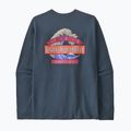 Мъжка блуза с дълъг ръкав  Patagonia Great Waves Responsibili-Tee LS summit blue 3