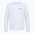 Мъжка блуза с дълъг ръкав  Patagonia P-6 Logo Responsibili fiber white