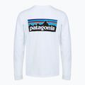 Мъжка блуза с дълъг ръкав  Patagonia P-6 Logo Responsibili fiber white 2