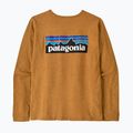 Дамска блуза с дълъг ръкав Patagonia P-6 Logo Responsibili-Tee LS dried mango 2