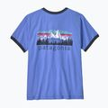 Дамска тениска Patagonia Fitz Roy Foothills Ringer Tee diver blue 2