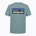 Мъжка тениска Patagonia P-6 Logo blue sage 2