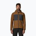 Мъжки суитшърт за трекинг Patagonia R2 TechFace Hoody deer brown