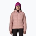 Дамско пухено яке Patagonia Down Sweater Hoody moonrise taupe
