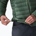 Мъжко пухено яке Patagonia Down Sweater Hoody treeline green 7