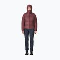 Дамско пухено яке Patagonia Down Sweater Hoody dark ruby 2