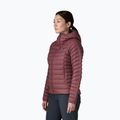 Дамско пухено яке Patagonia Down Sweater Hoody dark ruby 4