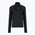 Дамски суитшърт за бягане HOKA Skyform Half Zip black heather