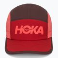 Шапка с козирка HOKA Run Hat deep mauve/red agate 2