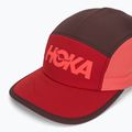 Шапка с козирка HOKA Run Hat deep mauve/red agate 3
