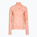 Дамски суитшърт за бягане HOKA Skyform Half Zip CLF PRT sunstone print