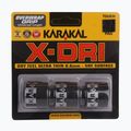 Грип за скуош ракета Karakal X-Dri Grip 3 бр. black