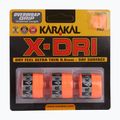 Обвивка за скуош ракета Karakal X-Dri Grip 3 бр. оранжева