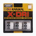 Грип за скуош ракета Karakal X-Dri Grip 3 бр. white