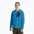 Мъжка блуза с дълъг ръкав Jack Wolfskin Prelight Trail Crew aurora blue