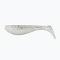 Примамка Relax Hoofed Rubber Bait 2.5 Laminated 4 бр. Бяло / прозрачно-черно, холограмен блясък BLS25